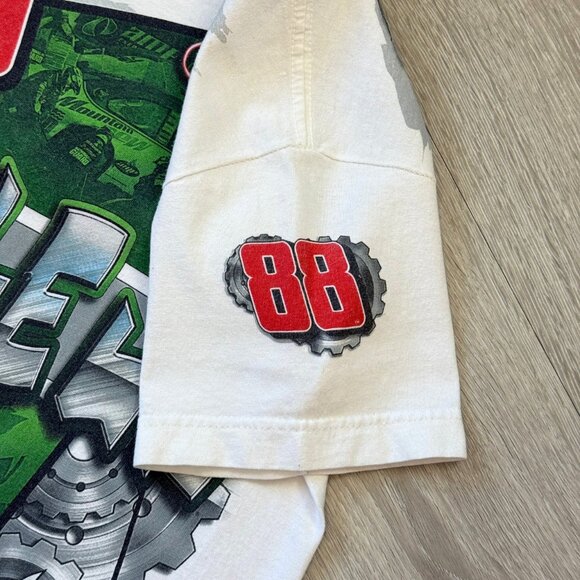 2009 NASCAR Dale Earnhardt Jr. #88 AMP Energy White T-Shirt - Size Youth Medium - Picture 6 of 11